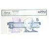 Image 1 : BC-56b 1986 Canada $5 Thiessen-Crow, 3-Digit RADAR Legacy Grading Certified Gem New-66 PPQ