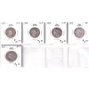 Image 1 : Lot of 5x 1905-1929 Canada 25-cent Coins in Good to Fine Condition. 5pcs.