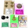 Image 1 : Lot of 11x Great Britain WWII Era Buttons and Badges. Includes Royal Army Medical Corps cap badge, N