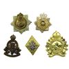 Image 1 : Lot of 5x Canada Military Badges. Includes Royal Canadian Army Service Corps cap badge, Royal Canadi