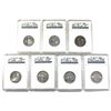 Image 1 : 7x 2000 & 2001 USA Silver State Quarters ANACS Certified PF68/69. 7pcs