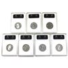 Image 2 : 7x 2000 & 2001 USA Silver State Quarters ANACS Certified PF68/69. 7pcs
