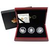 Image 1 : 2015 $5, Cornelius Krieghoff 200th Anniversary 3-piece Fine Silver Set (Tax Exempt)