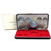 Image 1 : Bahamas 1971 9-coin Proof Set in All Original Packaging from the Franklin Mint