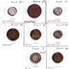Image 1 : France 1898-1925 Coinage in Fine to AU with One Unknown Date. 8pcs