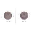 Image 2 : Germany 1960J & 1961J 1 Mark Coins EF. 2pcs