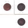 Image 2 : 3x 1833-1859 Canada Bank Tokens. Lot Includes: UC-12B2 , PE-7C2, & PE-5A. 3pcs.