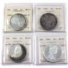Image 1 : All 4 Type Varieties of the 1965 Silver $1 ICCS Certified MS63. 4pcs