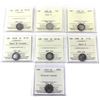 Image 1 : 1899-1910 Canada 5-cent ICCS Certified VG10 to EF40. 7pcs