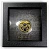 Image 1 : Niue 2020 Niue $1 gold plated Fine Silver Onyx Scarabaeus with Tiger Onyx insert (Tax Exempt)