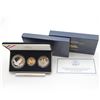 Image 1 : USA 2008 USA Bald Eagle Commemorative Coin Program 3-coin Proof Set. Features $5 Gold, Silver $1 & C