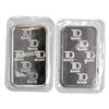 Image 2 : Pair of J&M 1oz Silver Bars with TD Logo on Reverse. 1 has larger bold print and the other has small