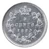 Image 2 : 5-cent 1880H Obverse 2 ICCS EF45. Blast White Coin with Appealing Lustre