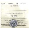 Image 1 : 5-cent 1903 ICCS MS65. A Bright Flashy High Grade Coin