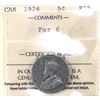Image 1 : 5-cent 1926 Far 6 ICCS F15.