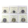Image 1 : Full Run 2020 ICCS MS66 5ct, 10ct, 25ct, 50ct, $1 (MS67), $2. 6pcs.