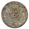 Image 2 : 10-cent 1880H PCGS AU50. Soft Peach Lustre Throughout with Some Darker Gold Tones