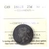 Image 1 : 25-cent 1881H ICCS VF20. Deep Russet Hues Throughout
