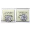Image 2 : 50-cent 1956 PL64 & 1957 PL66 ICCS Certified. 2pcs.