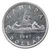 Image 2 : $1 1947 Blunt 7 ICCS AU55.