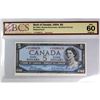 Image 1 : BC-39bA 1954 $5 *V/S0388476 BCS UNC60 Original Beattie-Rasminsky Replacement.