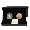 Image 2 : 2018 $30 100th Anniversary-CNIFB 2-piece Set. Incl: Fine Silver Coin & Bronze Medallion (Tax Exempt)