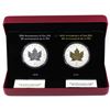 Image 1 : 2018-2019 $50 30th Anniv. SML/ 40th Anniv. GML, 2-piece Fine Silver Set (Tax Exempt)