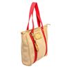 Image 2 : Louis Vuitton Beige Canvas Antigua Cabas MM Tote Bag