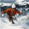 Image 2 : Back Bowls Skier by Mark King (1931-2014)