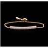 Image 1 : 1.45 ctw Diamond Bracelet - 14KT Rose Gold