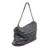 Image 2 : Chanel Blue Lambskin Stich Hobo Bag