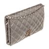 Image 2 : Chanel Silver Metallic Medium Lion Flap Shoulder Bag