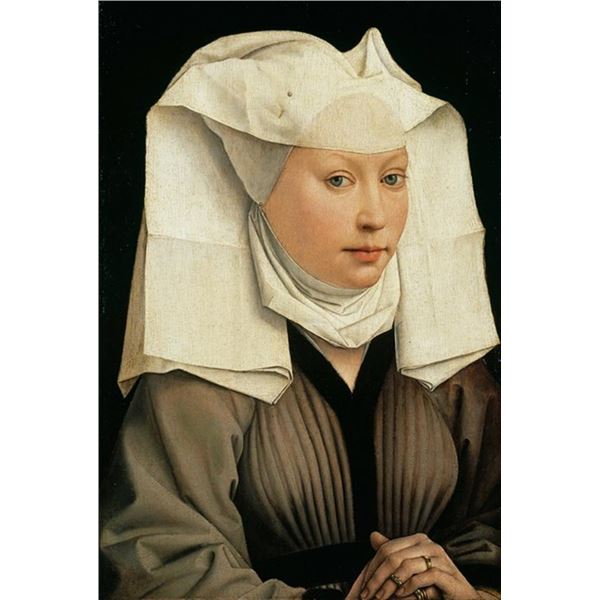 Weyden - Portrait of a Woman with a Winged Bonnet