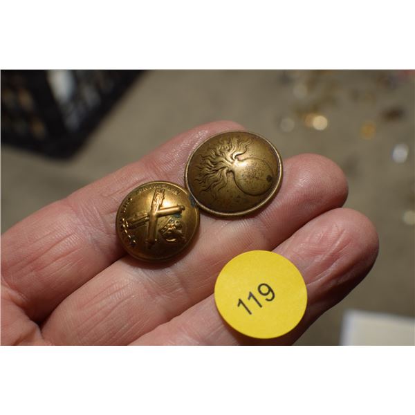 Machine Gun & Gernade Button