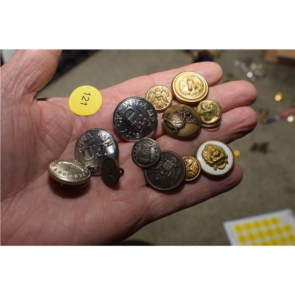 Assorted U.S.A. Buttons