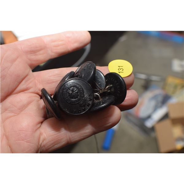 Bakelite Military Buttons