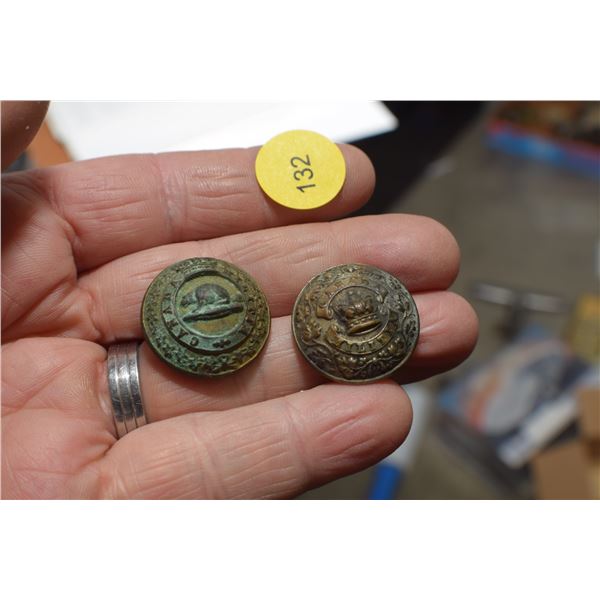 Canadian Militia Buttons - NWMP ?