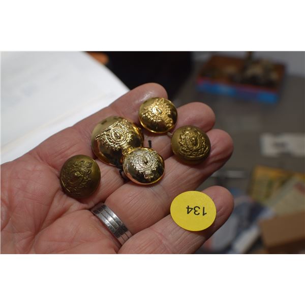 5 Different RCMP Buttons