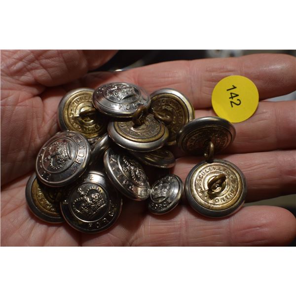 Police Force Button lot