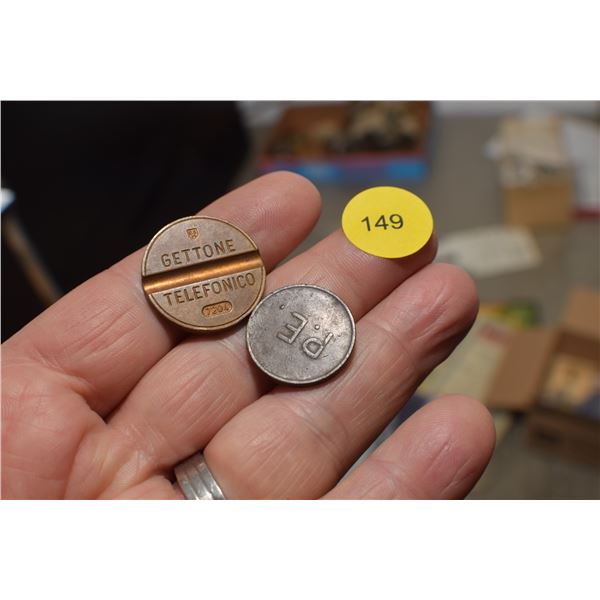 Europe Telephone Token & Phonographic Equipment Token