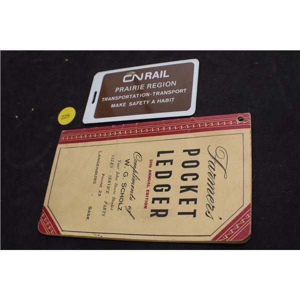 1951 John Deere & CNR Pass Key