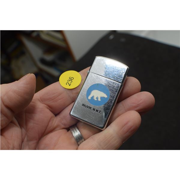 Inuvik N.W.T. Zippo Lighter