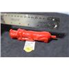 Image 1 : Red Plastic Dog Flashlight 1940's - works