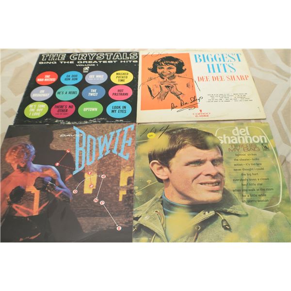 4 LP Lot - Bowie