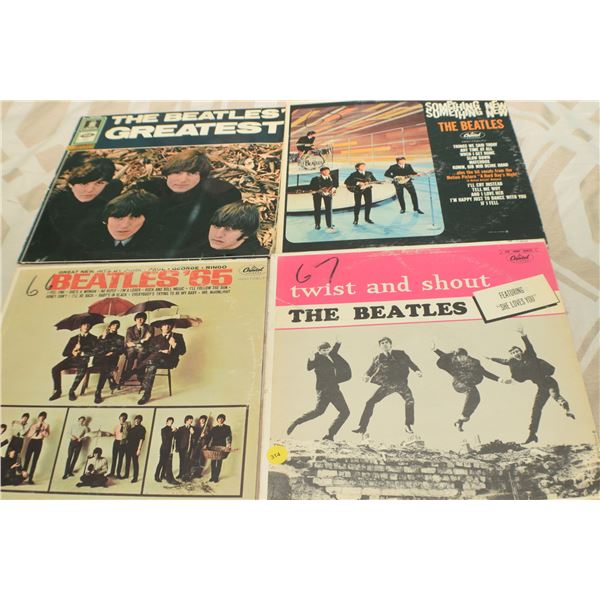 4 LP Lot - Beatles