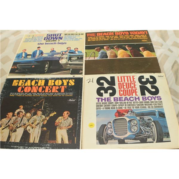 4 LP Lot - Beach Boys