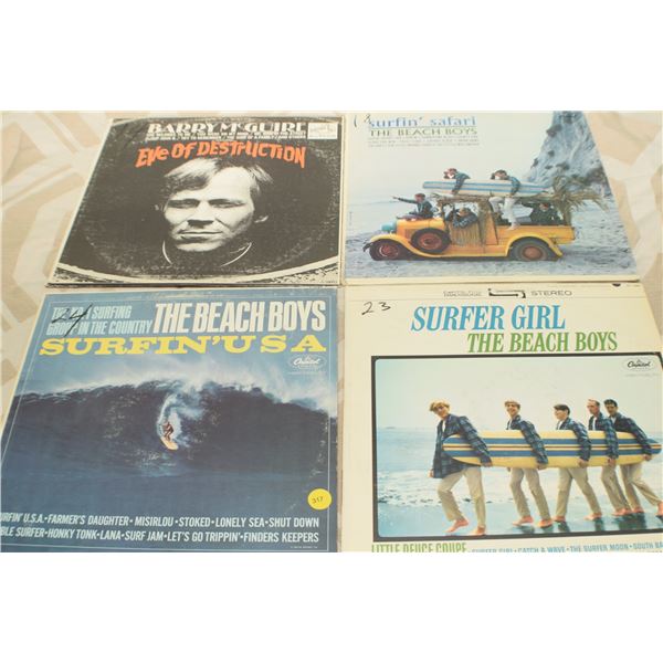 4 LP Lot - Beach Boys