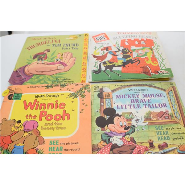 4 X Record & Children's Books