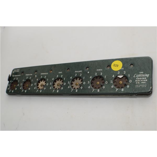 Lightning Adding Machine