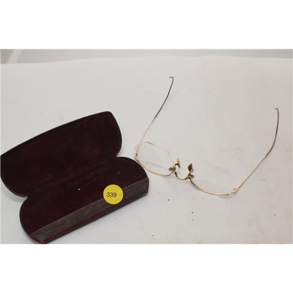 Antique Gold-Filled Glasses